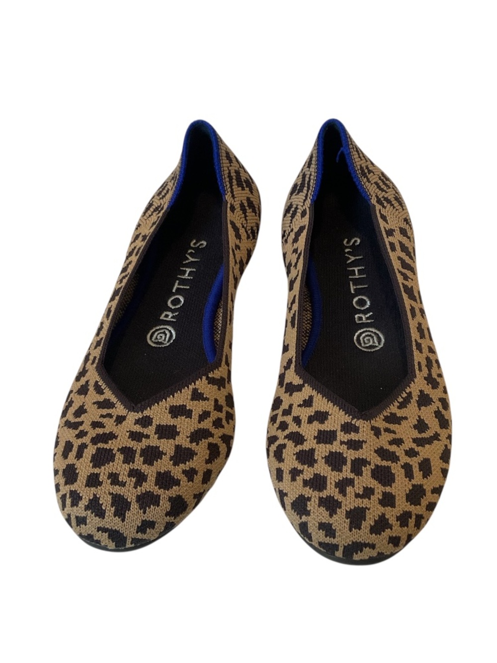 Rothy's The Flat Shoes Round Toe Animal Print Size 8